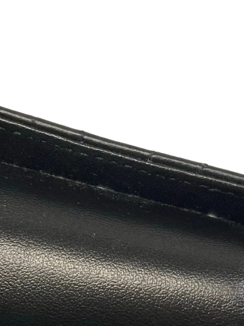 Salvatore Ferragamo Gancini Black Gold Leather Hardware Tote Bag